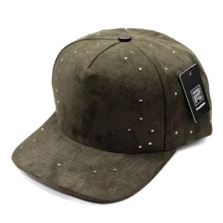 Gorra Suede Rhiestone